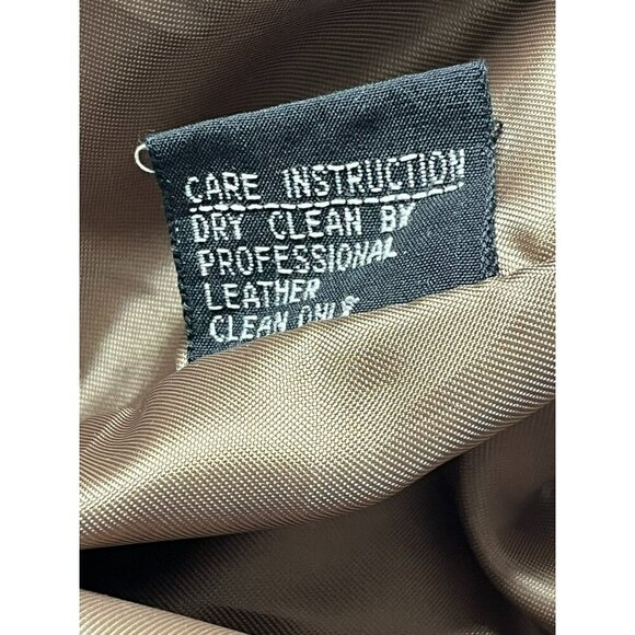 Learsi Mens Suede Leather Vest sz S Tan Snap Front Pockets Ranch Western - Picture 8 of 10